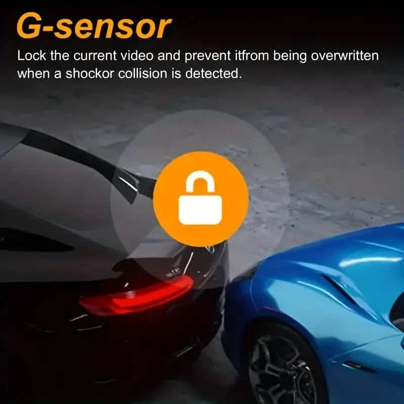 G Sensor HD Night Vision Loop Recording Wide Angle Car DVR Automotive - Tophatter Daily Deals