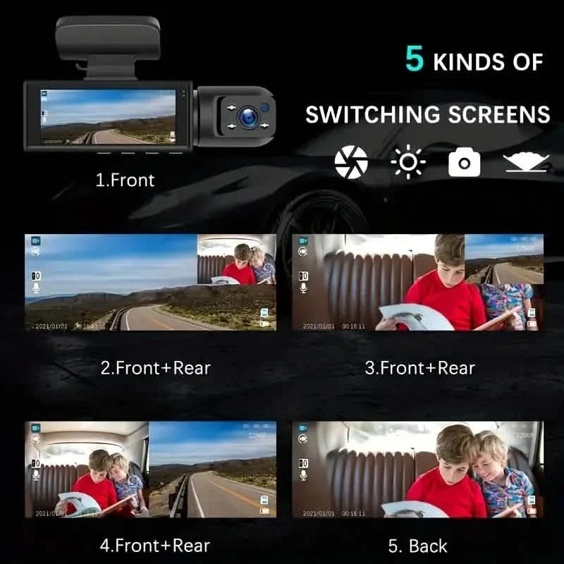 G Sensor HD Night Vision Loop Recording Wide Angle Car DVR Automotive - Tophatter Daily Deals