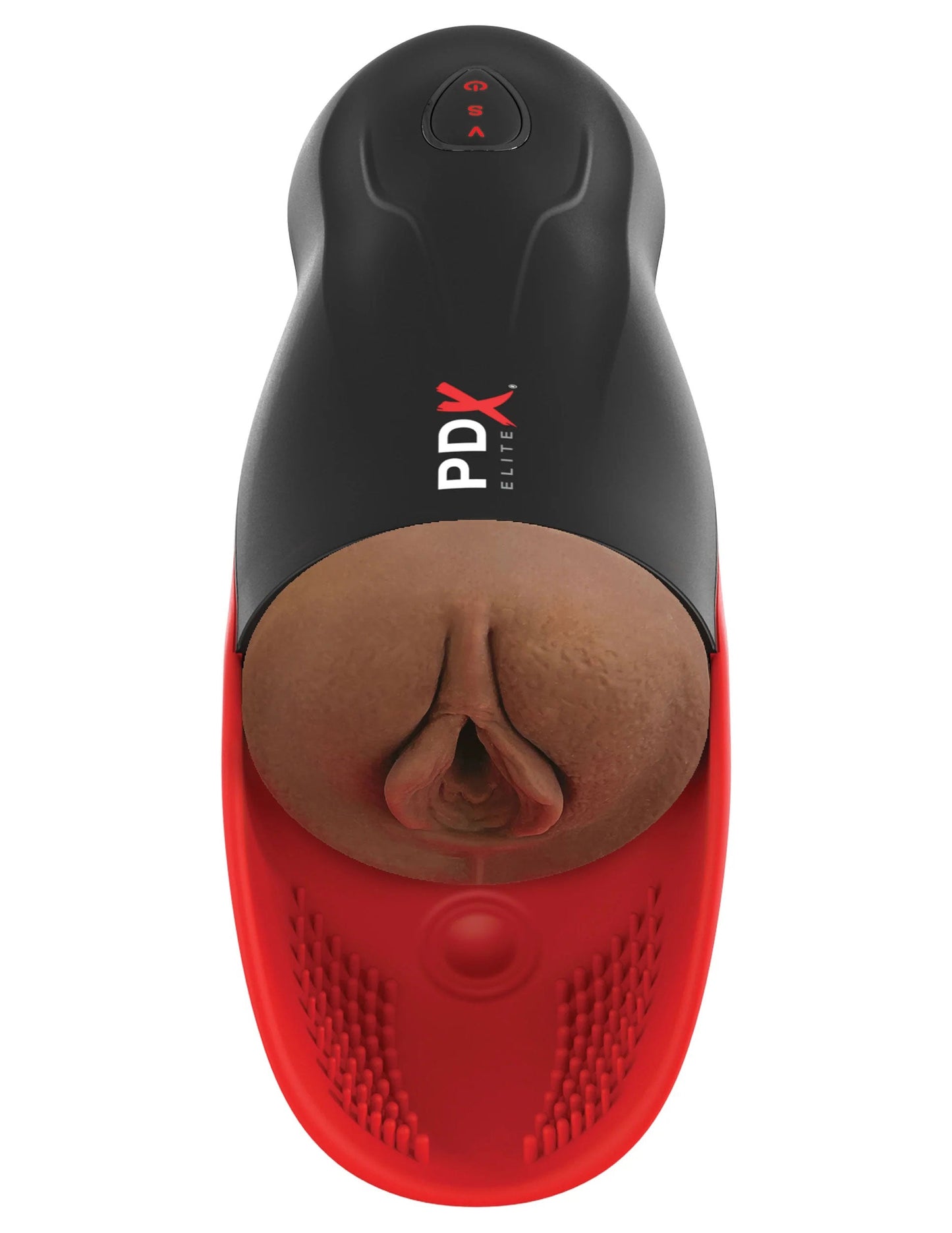 PDX Elite Male Masturbation Stroker With Pulsation Brown > Sex Toys For Men > Masturbators > Vibrating - Tophatter Daily Deals