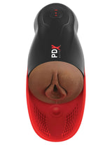 PDX Elite Male Masturbation Stroker With Pulsation Brown > Sex Toys For Men > Masturbators > Vibrating - Tophatter Daily Deals