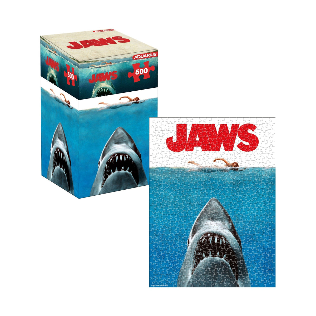Jaws - 500 Piece Jigsaw Puzzle Jigsaw Puzzle - Tophatter Daily Deals