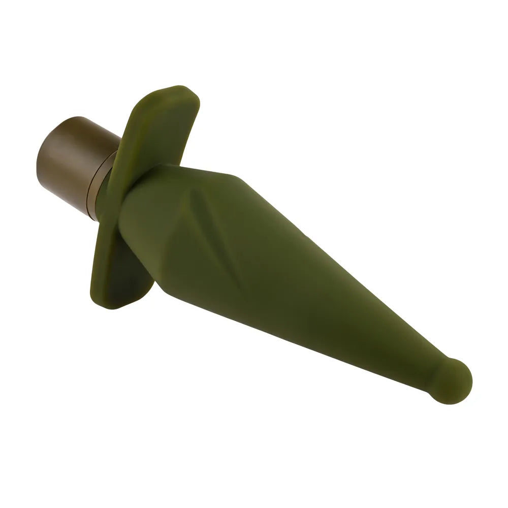 The Private (Green) – 5" Vibrating Butt Plug with 10 Speeds and Patterns > Anal Range > Vibrating Butt Plugs - Tophatter Daily Deals