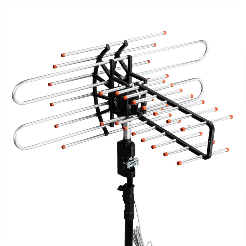 Long Range 500 Mile TV Antenna Motorized Rotating High Gain - Tophatter Daily Deals