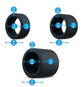 Performance Plus Accelerate (Black) – Versatile 3-Ring Set Enhancer > Cock Ring > Sets - Tophatter Daily Deals