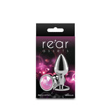 Rear Assets Medium Metal Butt Plug with Pink Gem Base > Anal Range > Jewel Butt Plugs - Tophatter Daily Deals