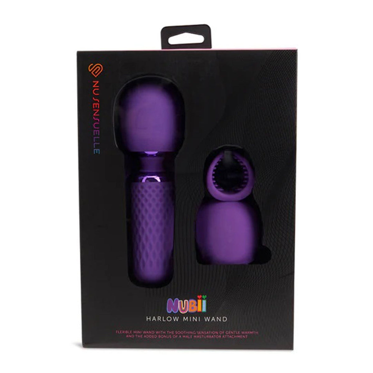 Nu Sensuelle Nubii Harlow Mini Wand Massager with Warming > Sex Toys > Mini Massagers - Tophatter Daily Deals