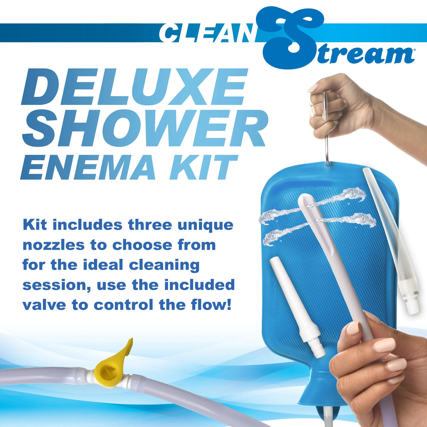 Deluxe Shower Enema Bag and Nozzle Kit > Essentials > Douches - Tophatter Daily Deals