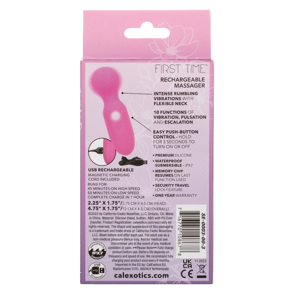 First Time Rechargeable Massager – Compact Powerful Vibrator > Sex Toys > Mini Massagers - Tophatter Daily Deals
