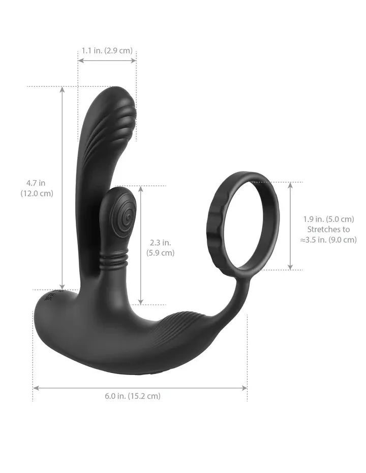 Anal Fantasy Elite Ass Gasm IntiMotion – Advanced Anal Vibrator > Anal Range > Prostate Plugs - Tophatter Daily Deals
