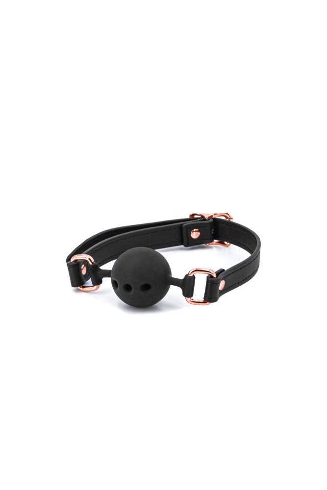 NS Novelties - Bondage Couture - Ball Gag - Black BDSM - Tophatter Daily Deals