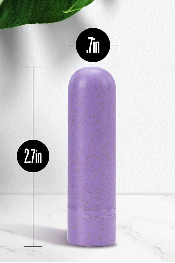 Blush Novelties - Gaia - Eco - Rechargeable Bullet Vibrator - Lilac Sex Toy - Tophatter Daily Deals