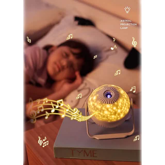 Galaxy Projection Night Lamp Indoor Lighting - Tophatter Daily Deals