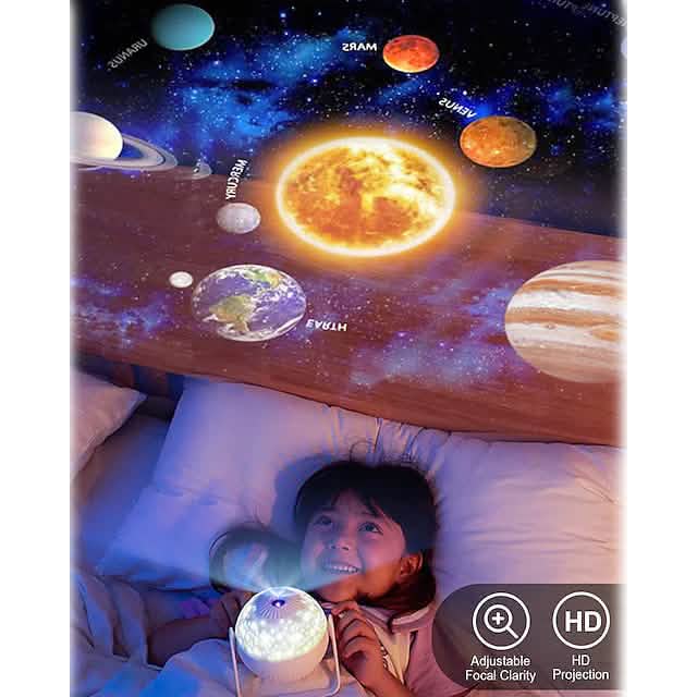 Galaxy Projection Night Lamp Indoor Lighting - Tophatter Daily Deals