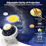 Galaxy Projection Night Lamp Indoor Lighting - Tophatter Daily Deals