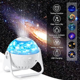 Galaxy Projection Night Lamp Indoor Lighting - Tophatter Daily Deals
