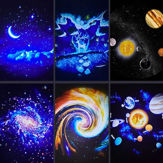 Galaxy Projection Night Lamp Indoor Lighting - Tophatter Daily Deals