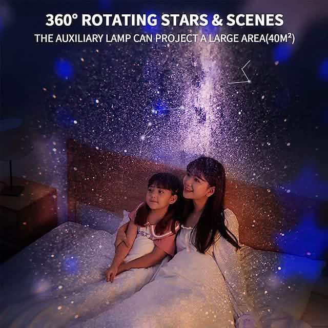 Galaxy Projection Night Lamp Indoor Lighting - Tophatter Daily Deals