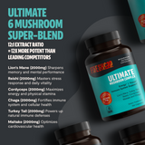 Organic Mushroom Complex Supplement Capsules Health & Wellness - Tophatter Daily Deals