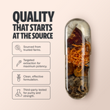 Organic Mushroom Complex Supplement Capsules Health & Wellness - Tophatter Daily Deals
