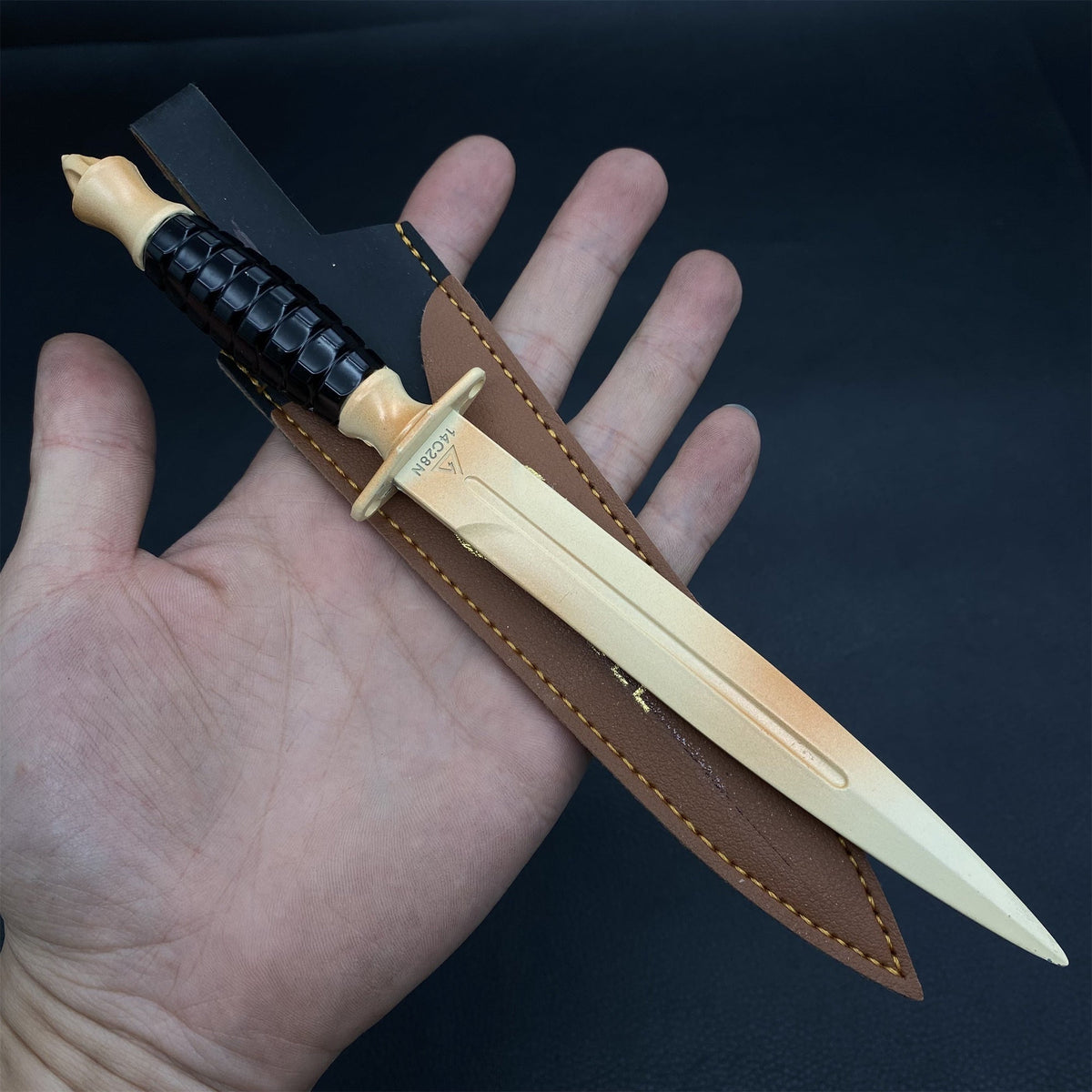 Delta Force Game Knife Metal Props For Collection lack Hawk Knife - Tophatter Daily Deals