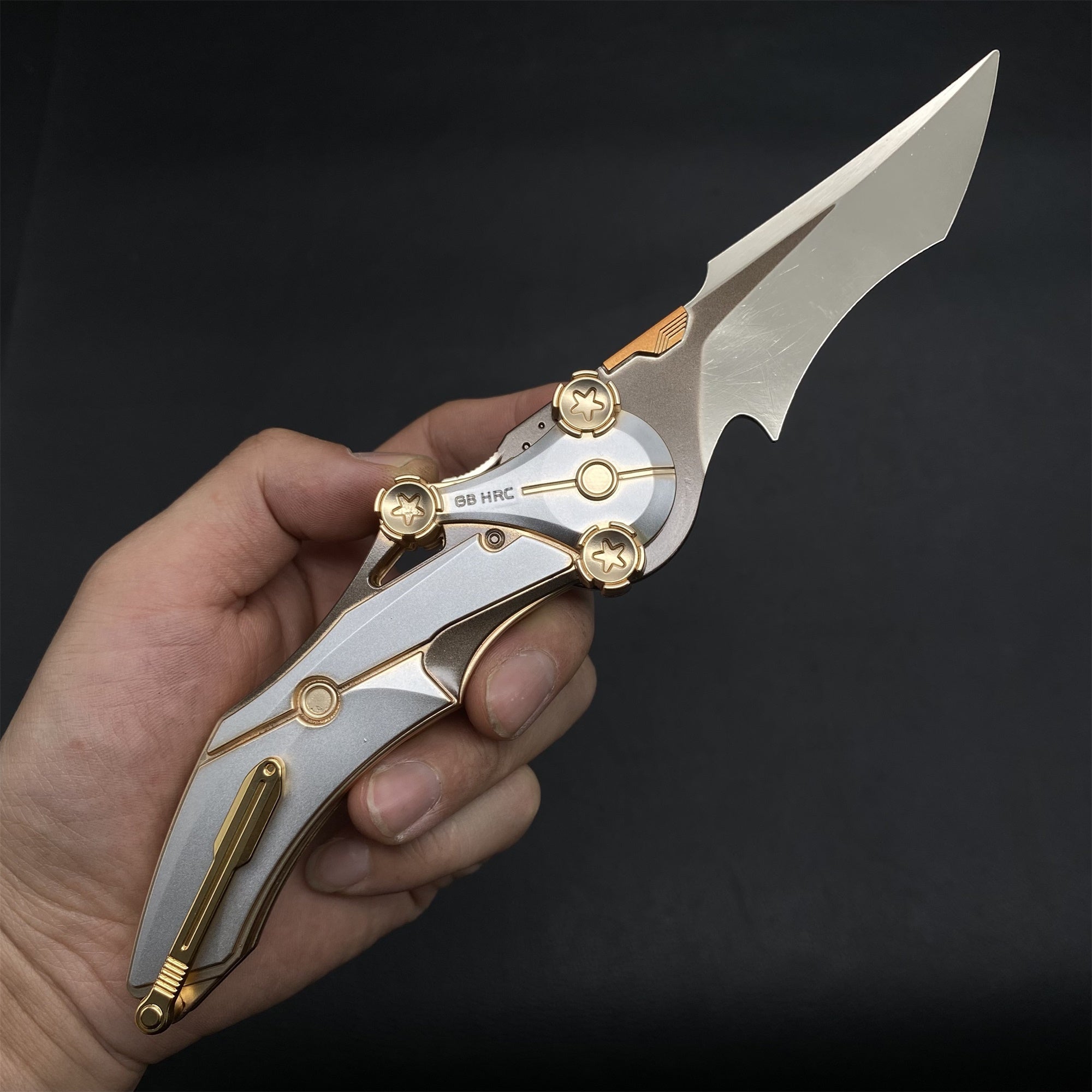 Delta Force Game Knife Metal Props For Collection Mercy Knife Silvery - Tophatter Daily Deals