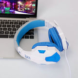 Gaming Headsets Stereo Bass Over Ear Headphones with LED Light Earmuff Headphones - Tophatter Daily Deals