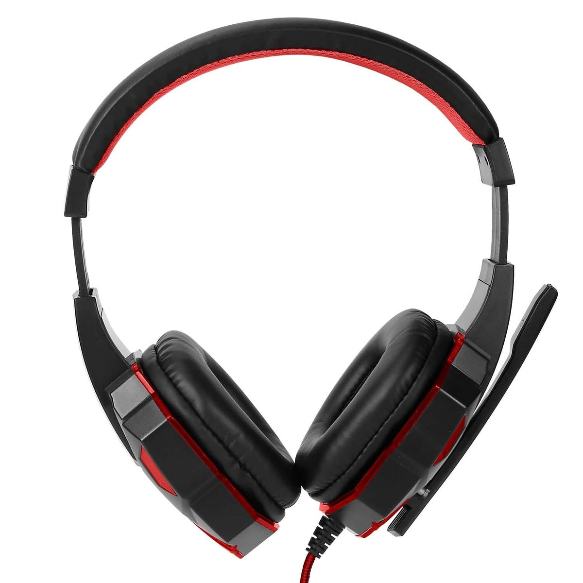 Gaming Headsets Stereo Bass Over Ear Headphones with LED Light Earmuff Headphones - Tophatter Daily Deals
