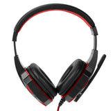 Gaming Headsets Stereo Bass Over Ear Headphones with LED Light Earmuff Headphones - Tophatter Daily Deals