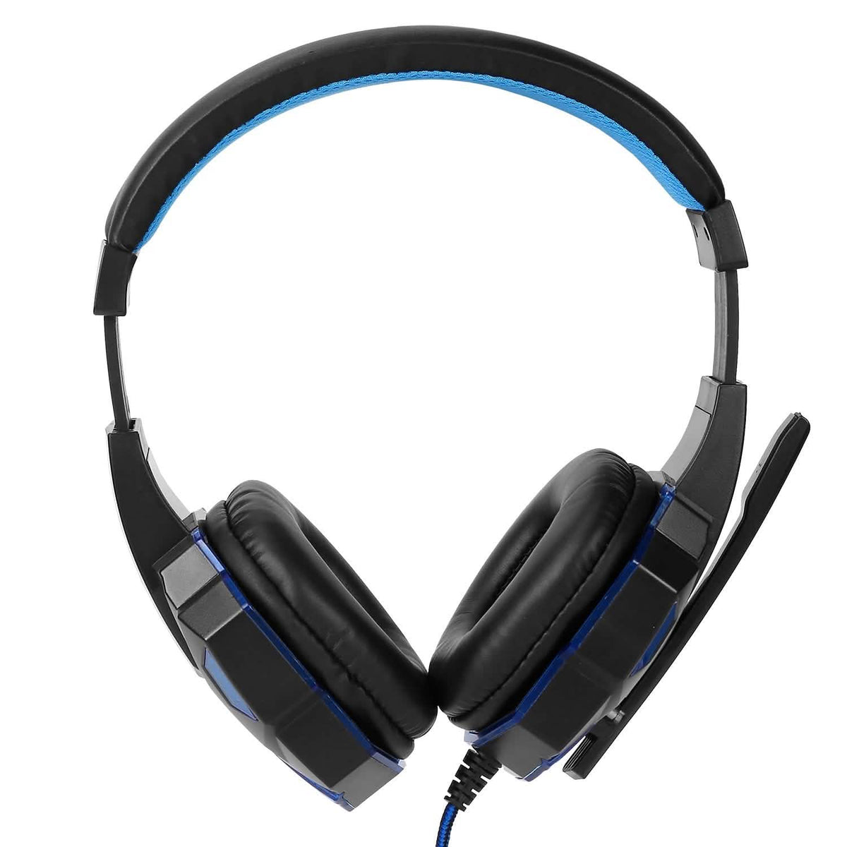 Gaming Headsets Stereo Bass Over Ear Headphones with LED Light Earmuff Headphones - Tophatter Daily Deals