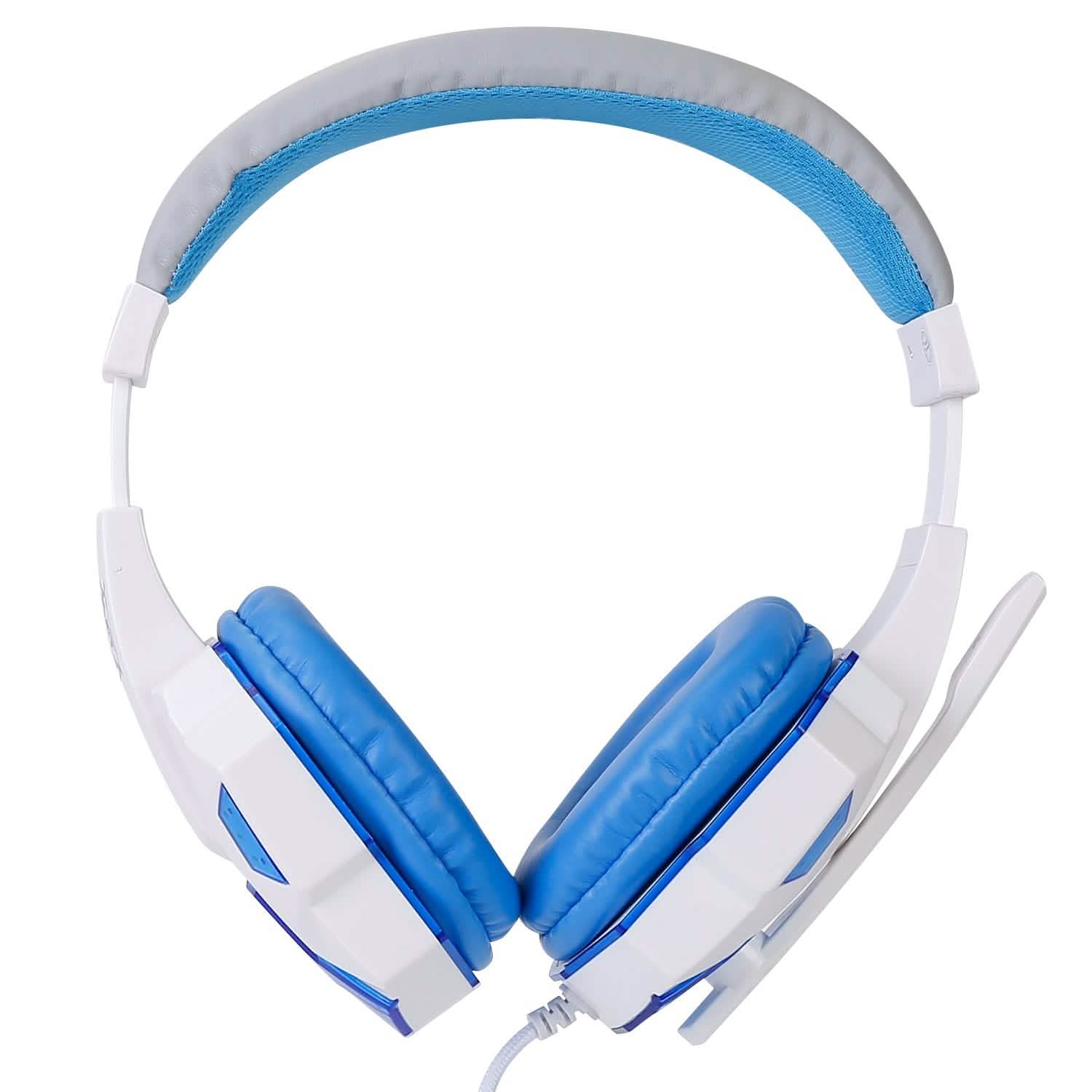 Gaming Headsets Stereo Bass Over Ear Headphones with LED Light Earmuff Headphones - Tophatter Daily Deals