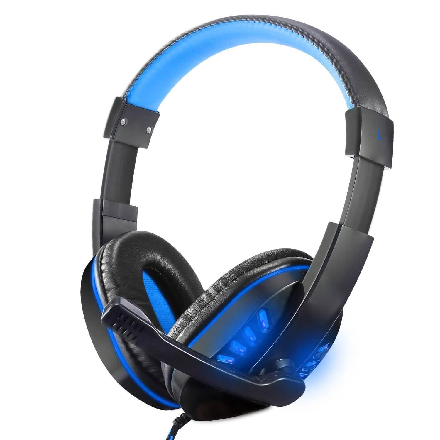 Gaming Headsets Stereo Noise Isolation Over Ear Headphone with LED Light Headphones - Tophatter Daily Deals