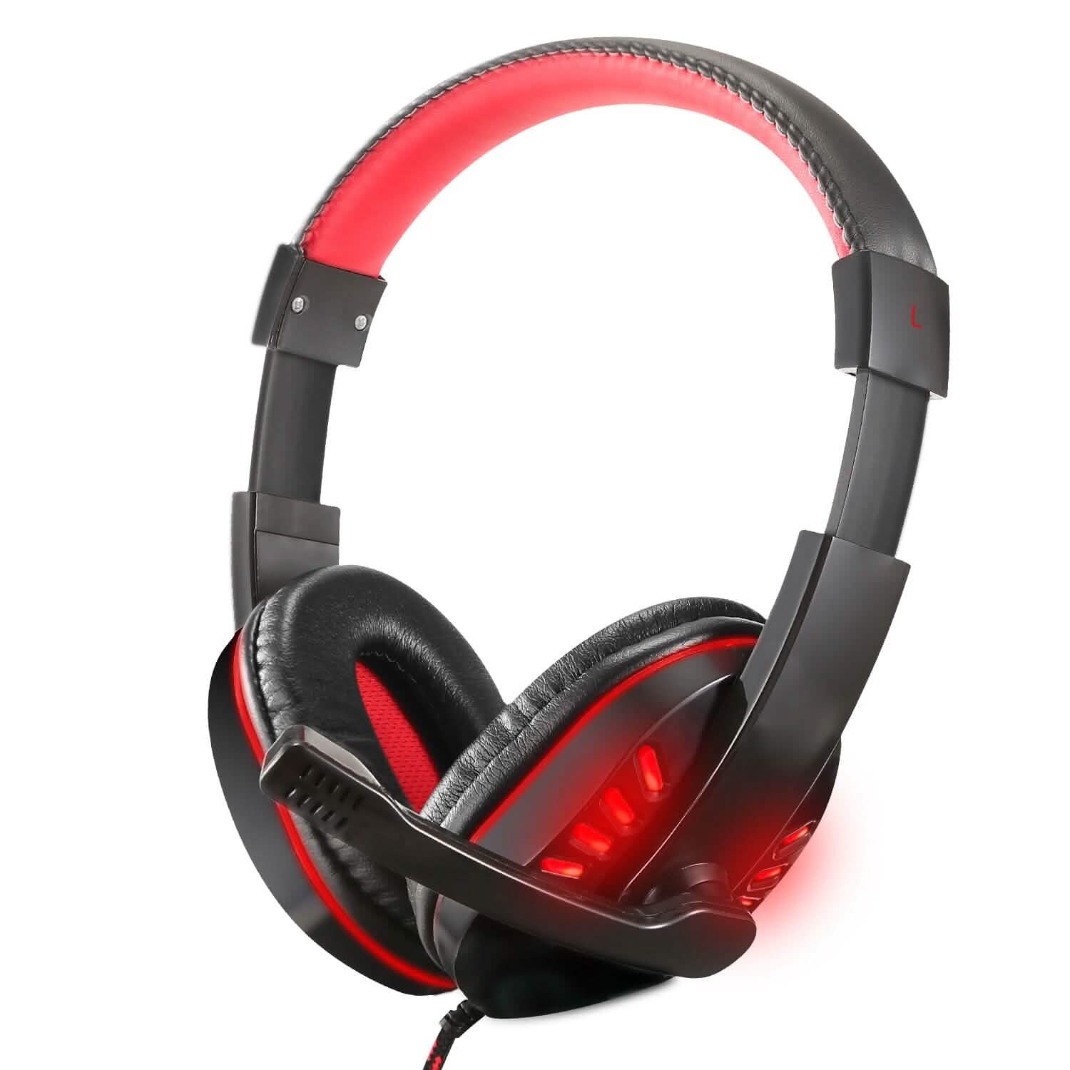 Gaming Headsets Stereo Noise Isolation Over Ear Headphone with LED Light Headphones - Tophatter Daily Deals