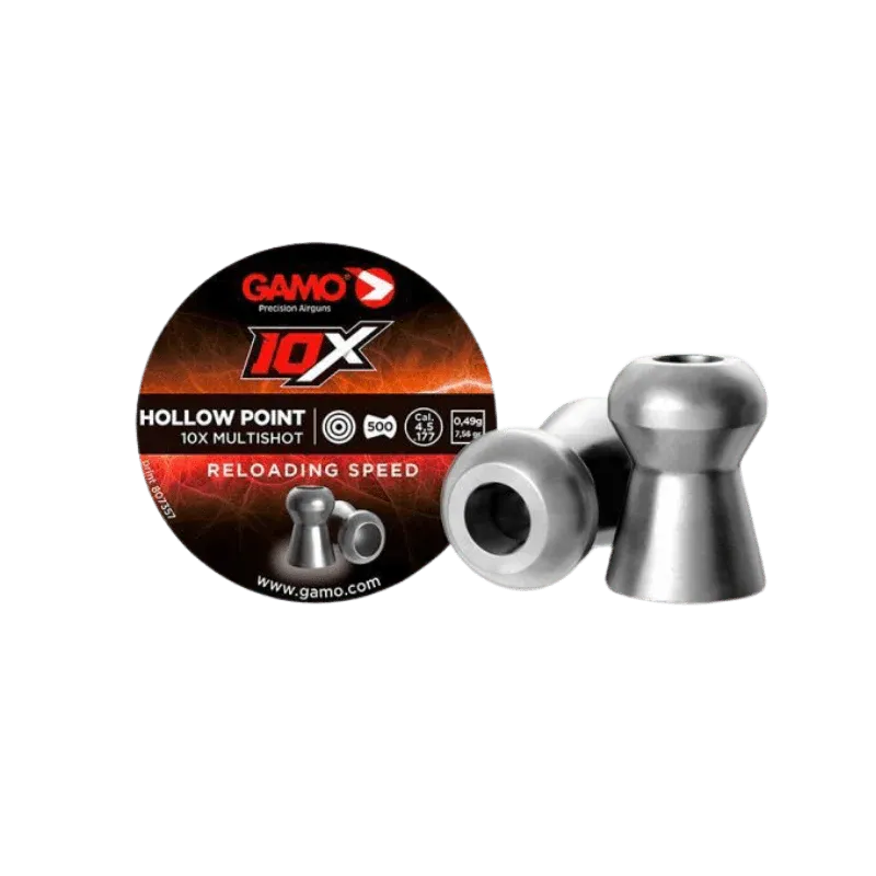 GAMO HOLLOWPOINT 10X .177 7.5GR PELLETS - 500'S - Tophatter's Army Deals BULLETS - Tophatter Daily Deals