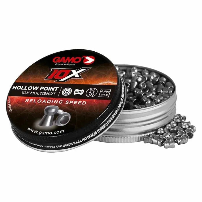GAMO HOLLOWPOINT 10X .177 7.5GR PELLETS - 500'S - Tophatter's Army Deals BULLETS - Tophatter Daily Deals
