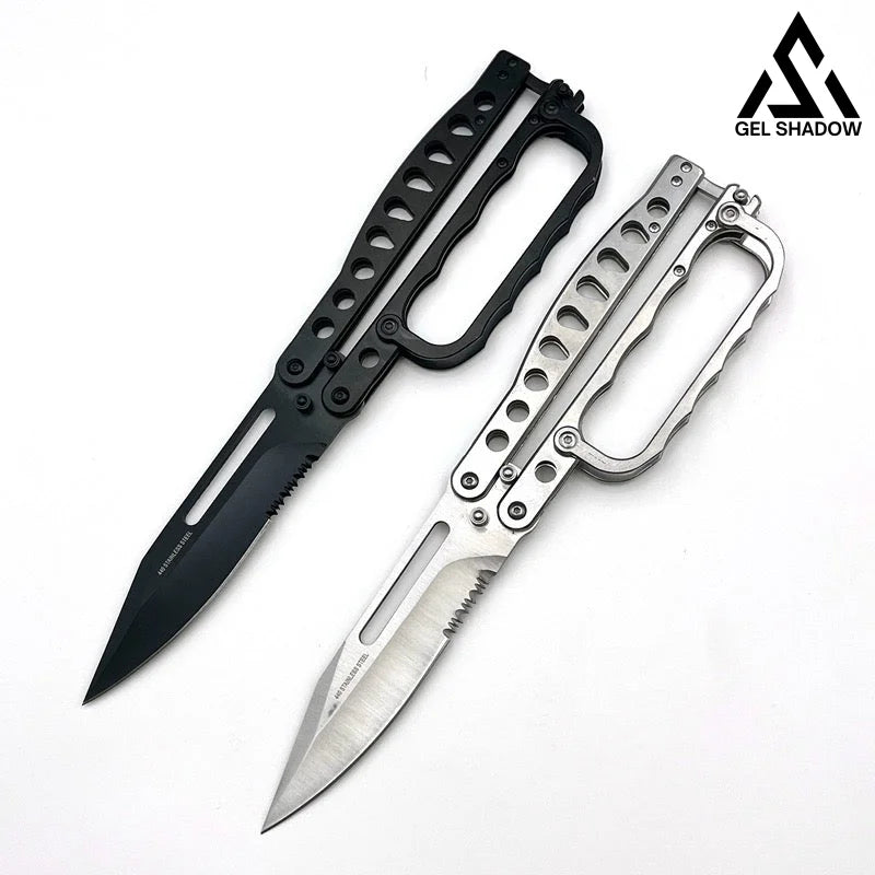 Gargantuan C29 Butterfly Knife-GS150 BRASSKNUCKLE - Tophatter Daily Deals