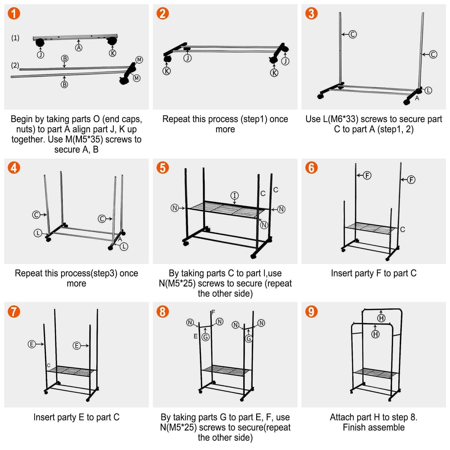 Garment Hanging Rack Clothing Organizer Storage & Organization - Tophatter Daily Deals