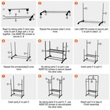 Garment Hanging Rack Clothing Organizer Storage & Organization - Tophatter Daily Deals