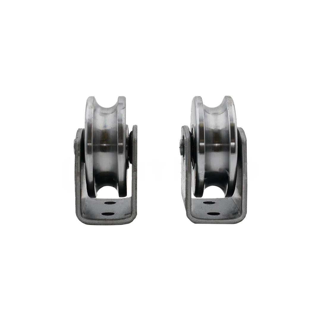 GATE WHEEL KIT U PROFILE - 80MM - Tophatter's Army Deals AUTOMATION - Tophatter Daily Deals