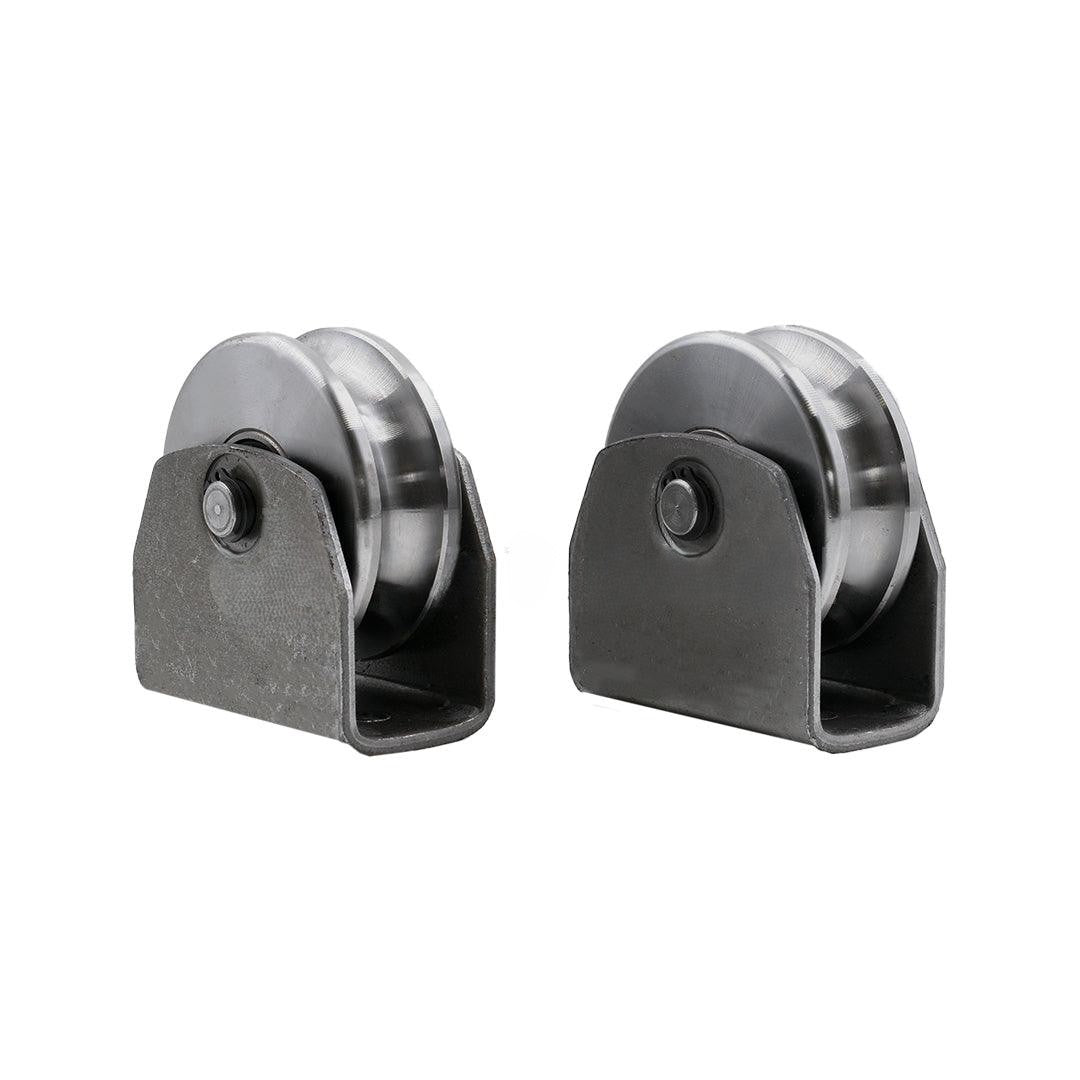 GATE WHEEL KIT U PROFILE - 80MM - Tophatter's Army Deals AUTOMATION - Tophatter Daily Deals