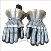 Functional Large Steel Princely Hourglass Gauntlets Leather Gloves - Tophatter's Army Products & Self Defense Collectible Weapons - Tophatter Daily Deals