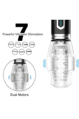 Gawk Gawk 12,000 - Thrusting, Vibrating & Rotating Male Stroker Sex Toy - Tophatter Daily Deals