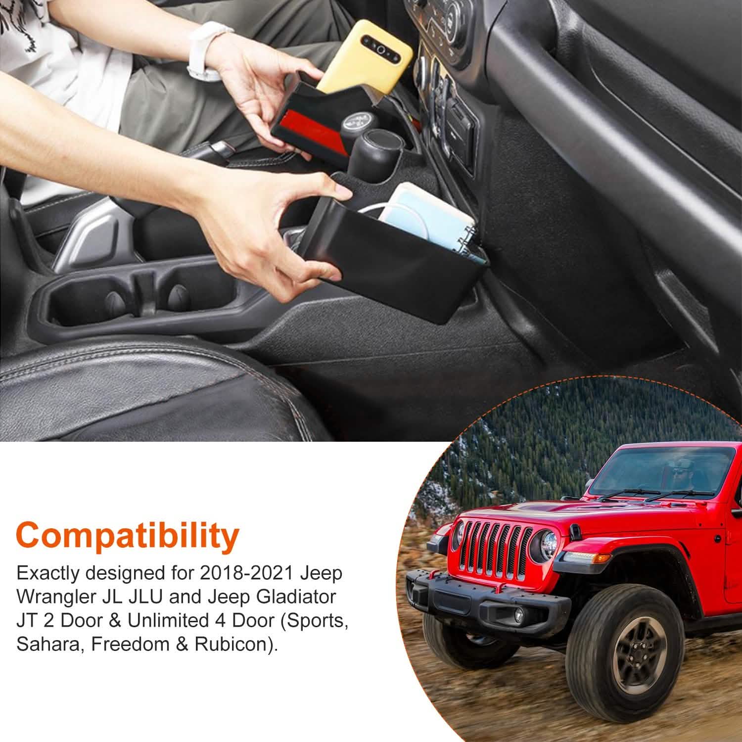 Gear Shift Console Side Tray Automotive - Tophatter Daily Deals