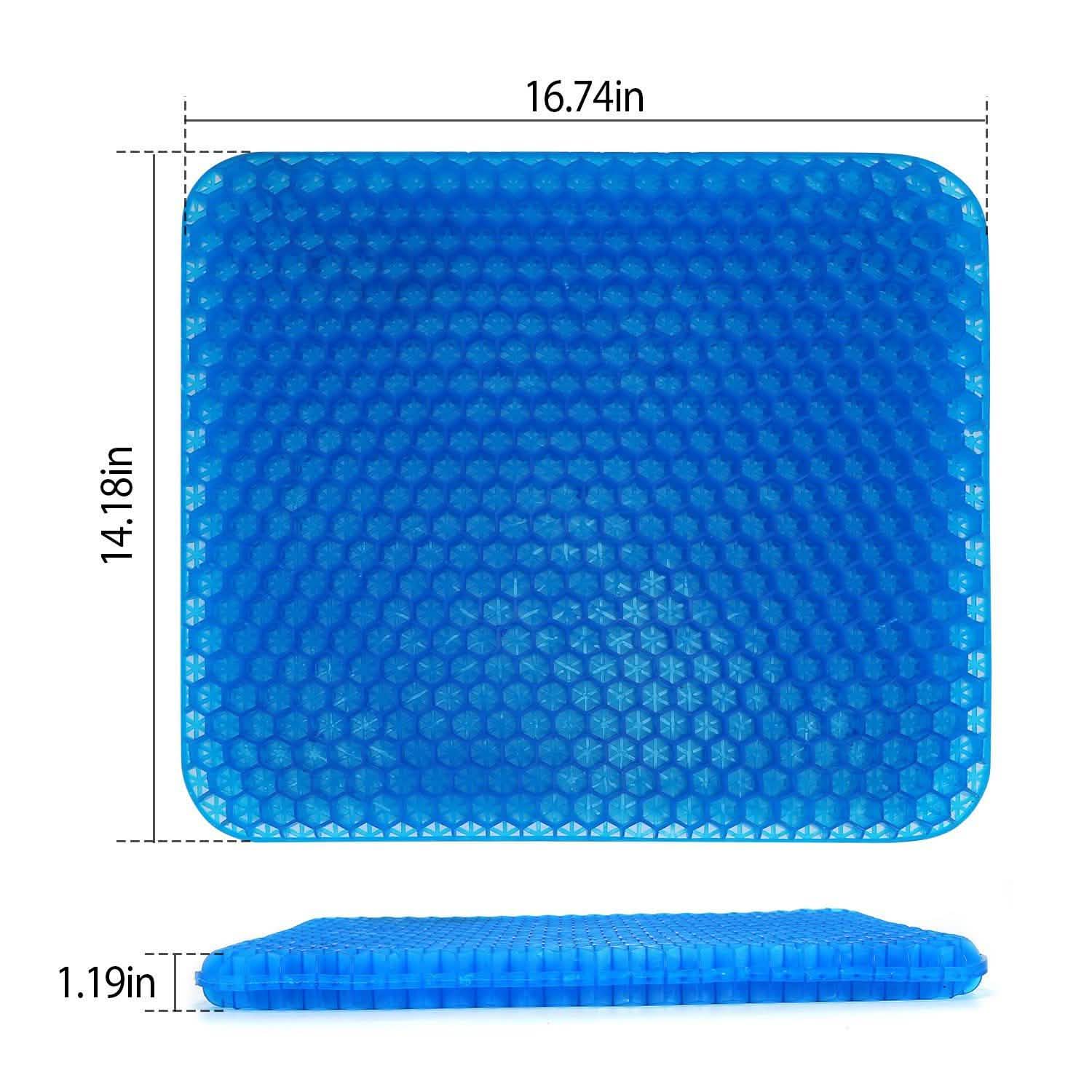Gel Seat Cushion Non-Slip Breathable Honeycomb Sitting Cushion Health & Wellness - Tophatter Daily Deals