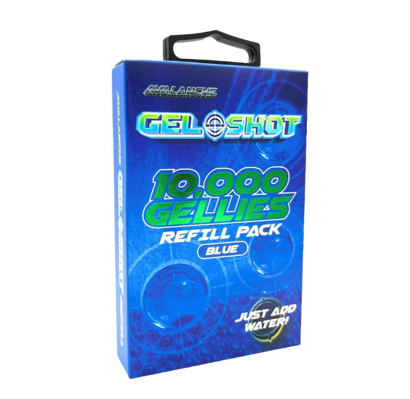 GEL SHOT GELLIES REFILL PACK BLUE 10000s - Tophatter's Army Deals PAINTBALL - Tophatter Daily Deals