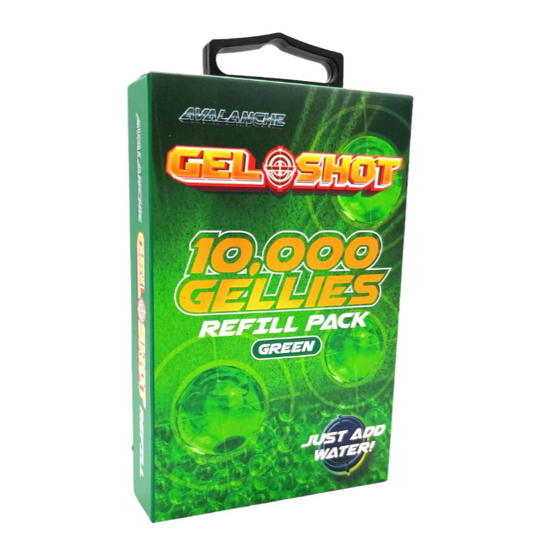 GEL SHOT GELLIES REFILL PACK GREEN 10000s - Tophatter's Army Deals PAINTBALL - Tophatter Daily Deals