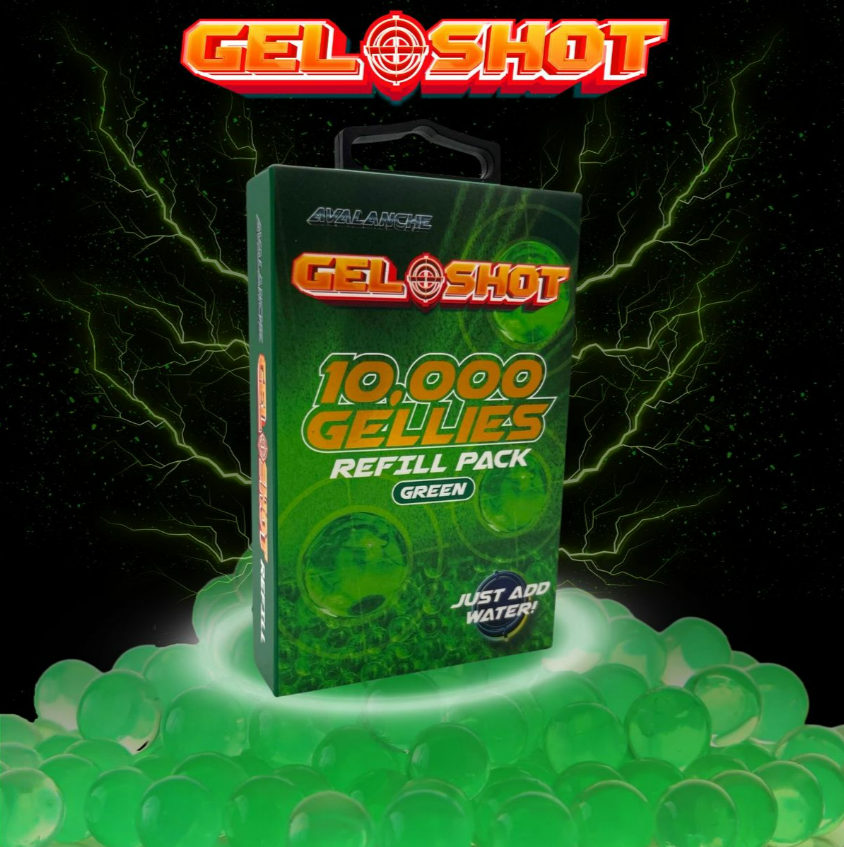 GEL SHOT GELLIES REFILL PACK GREEN 10000s - Tophatter's Army Deals PAINTBALL - Tophatter Daily Deals