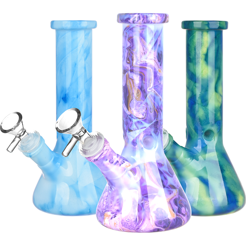 Gemstone Glass Beaker Bong Bongs - Tophatter Daily Deals