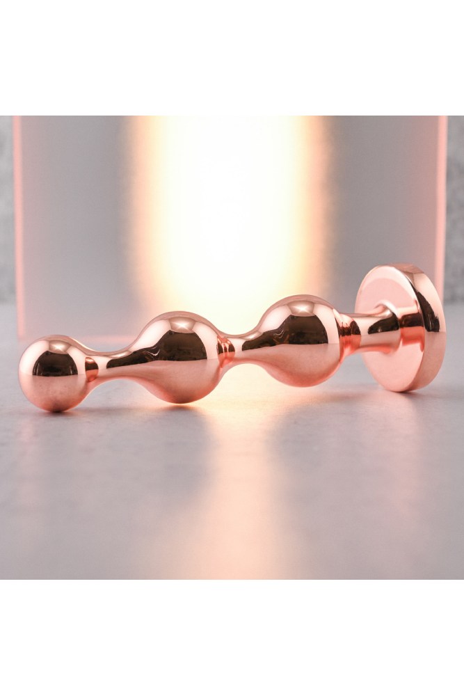 Gender X - Gold Digger Large Butt Plug - Rose Gold Sex Toy - Tophatter Daily Deals