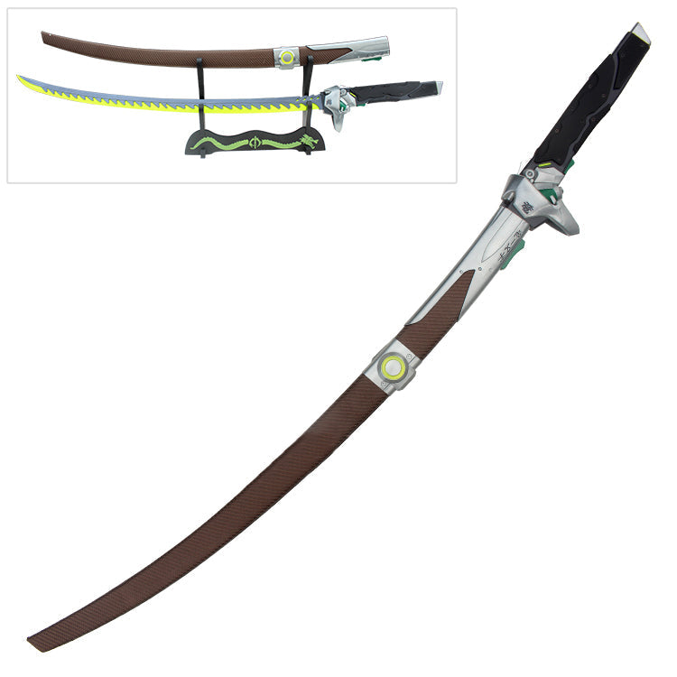 Genji's Dragon Sword with LED (Genji Sword) Video Game Sword - Tophatter Daily Deals