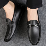 Genuine Leather High Quality Loafers Men Shoes - Tophatter Daily Deals